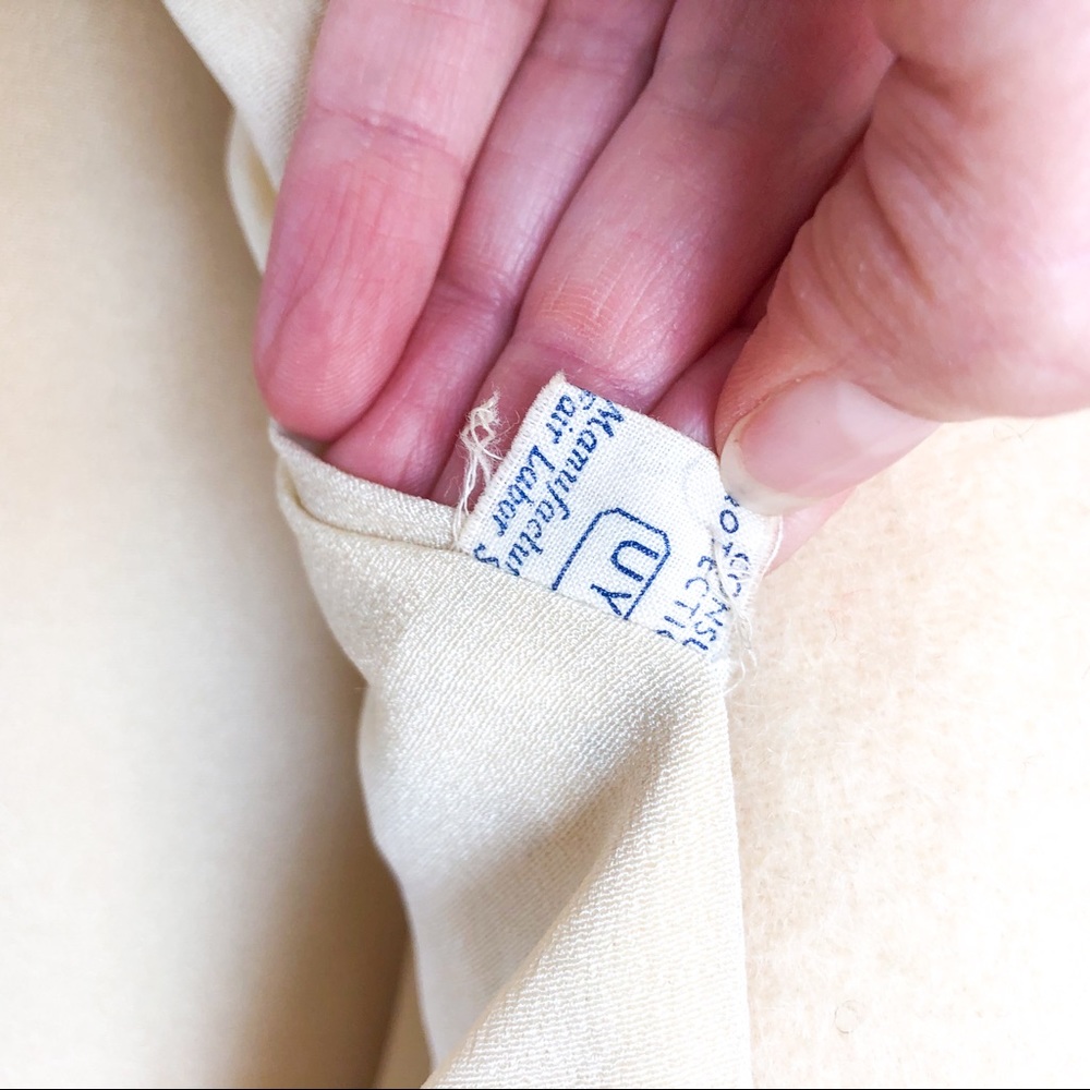 Vintage 1960s Smart Set Long Tan Wool Overcoat - Picture 10 of 12